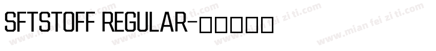 SFTstoff Regular字体转换